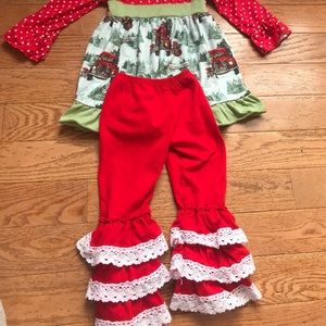 Toddler outfit matching set